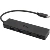 I-Tec Metal C31HUBMETAL2A2C, USB 3.2 Gen 1 (3.1 Gen 1) Type-C, USB 3.2 Gen 1 (3.1 Gen 1) Type-A, USB 3.2 Gen 1 (3.1 Gen 1) Type-C, 10000 Mbit/s, Musta
