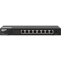 Qnap QSW-1108-8T, Hallitsematon, 2.5G Ethernet (100/1000/2500), Täysin kaksipuolinen