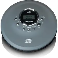 Lenco CD-400GY kannettava MP3- ja CD-soitin