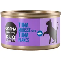 Cosma 24x70g DUO Layer tonnikalamousse tonnikalapalojen kera