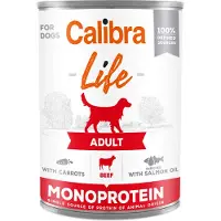 Calibra 12x400g Dog Life Adult Sensitive Rabbit koiranruoka märkä