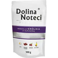 Dolina Noteci 20x500g Premium annospusseja, kani karpalolla, koiran märkäruoka