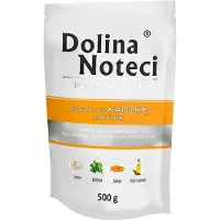 Dolina Noteci 40 X 500 g Premium annospusseissa, ankka ja kurpitsa, koiran märkäruoka