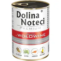 Dolina Noteci 24x400g Premium, naudanliha, koiran märkäruokaa