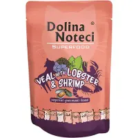 Dolina Noteci 10x85g, Superfood, vasikanlihaa hummerin ja katkaravun kera, kissan märkäruoka