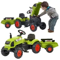 Falk Claas 410 Arion Vihreä Poljettava Traktori Lapsille