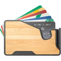 Fantom M 10 Slim Bamboo korttikotelo 5-10 kortille