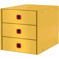 Leitz Cosy Click & Store vetolaatikosto (3-ltk) Keltainen
