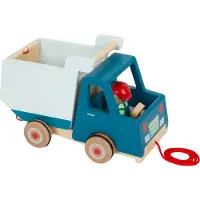 Small Foot - Wooden Pull Figure Tipping Truck