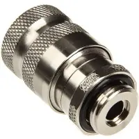 Koolance QD2 Female Quick Disconnect No-Spill -pikaliitin, uroskierre G1/4, hopea