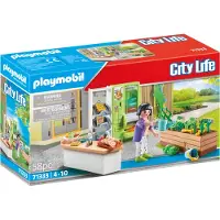 Playmobil City Life Skolekiosk - 71333 - Multi/patterned - ONE SIZE