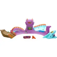 Hot Wheels Skate Octopus Skatepark -leikkisetti Tony Hawkin otelaudalla ja pari irrotettavaa luistinkenk, sislt silytystilan