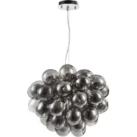Maytoni Riippuvalaisin lasi Balbo, himmennettävä, Alumiini/harmaa/sinkki, Olohuone/ruokailutila, Lasi, Moderni, riippuvalaisin