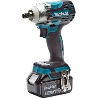 Makita DTW300RTJ 18V LXT -harjaton iskumutterinväännin, 2 x 5,0 Ah akut