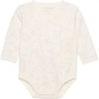 Fixoni Wrap Body Ls W.aop - Cream - 68