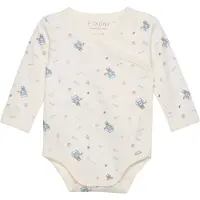 Fixoni Wrap Body Ls W.aop - Cream - 62