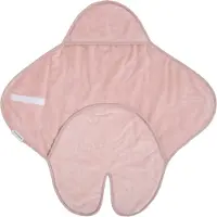 Babys Only Hooded Baby Viltti + Jalkapussit Cozy, Old Pink