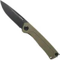 Acta Non Verba ANV Z200 Sleipner, DLC, Linerlock, G10, Olive, Z200-021 pocket knife