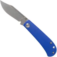 Kansept Knives Bevy T2026S7 Blue G10 pocket knife, Nick Swan design