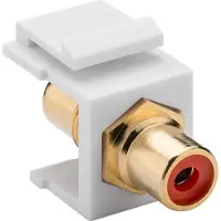 Goobay Keystone Cinch/RCA module - Punainen - 0cm