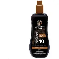 Australian Gold SPF10 Spray Gel With Bronzer 237 ml