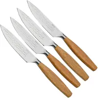 Boska Oslo+ 320031 oak, 4-piece steak knife set