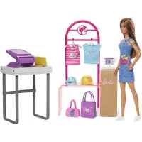 Barbie Career DOLL -muotistylisti ja hänen putiikkinsa ASUSTESUUNNITTELIJA