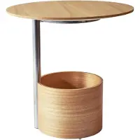 Maze Parasol S -sohvapöytä Ø 50 cm Oak