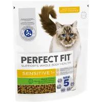 Perfect Fit 7kg Sensitive 1+ Runsaasti kalkkunaa sisältävä kissan kuivamuonaa