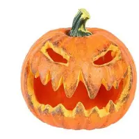 Atosa 21 Cm Luz Decoration Pumpkin Oranssi
