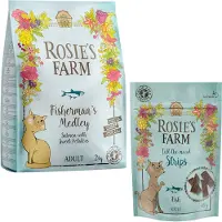Rosie's Farm 3x2kg Adult lohi ja bataatti kissan kuivaruoka