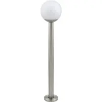 Eglo NISIA-Z garden lamp tall stainless steel/white