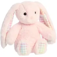 AURORA PLUSH AURORA Rainbow Gingham pehmopupu, vaaleanpunainen, 18 cm