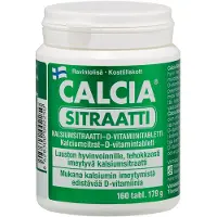 Raw Organic Hankintatukku Calcia sitraatti 160 tabl.