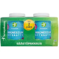 Terveyskaista Magnesiumsitraatti säästöpakkaus, 2 x 120 tabl