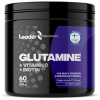 Leader Glutamine + Vitamin C + Biotin 300 g ravintolisä