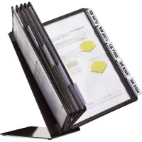 Durable 557001, Vastaanotto, Muotokuva, A4, Musta