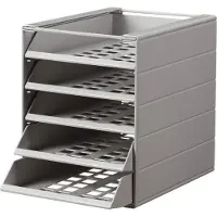 Durable IDEALBOX BASIC, Harmaa, C4, 5 laatikko(a), 250 mm, 332 mm, 322 mm