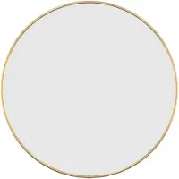 vidaXL Seinäpeili kulta Ø 50 cm pyöreä
