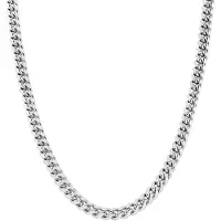 Lykken Strong hopeanvärinen panssarikaulaketju 8 mm 50-8