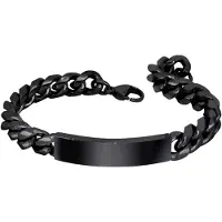 Lykken Strong panssarilaattaranneketju 8 mm musta 19-8BLACK