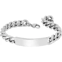 Lykken Strong panssarilaattaranneketju 8 mm hopeanvärinen 23-8