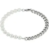 Lykken Strong panssariranneketju 7 mm half pearl 21-7