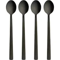 Aida - Raw Cutlery Cafe Latte Lusikka 21,6 cm 4 kpl Matte Black