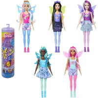 Barbie Color Reveal -nukke ja 6 Unboxing Surprises -yll tyst , sateenkaarigalaksisarja, taivaallinen kimallus ja v rinvaihto