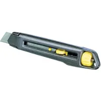 Stanley Interlock -veitsi 18 mm:n hammastetuilla terillä.Liukumaton, ergonominen muoto