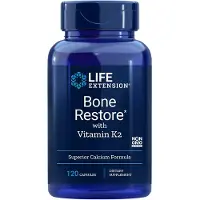 Life Extension , Luu korjaus, Kalsium lisäaineen kanssa Vitamiini K2, 120 kapselia