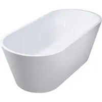 Lykke Kylpyamme Polar Deluxe 1600x750x580mm, Valkoinen