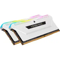 Corsair Vengeance RGB Pro , 16 GB, 2 x 8 GB, DDR4, 3200 MHz, 288-pin DIMM, Valkoinen (CMH16GX4M2E3200C16W)