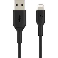 Belkin Lightning – USB-A -kaapeli, 1 m, musta